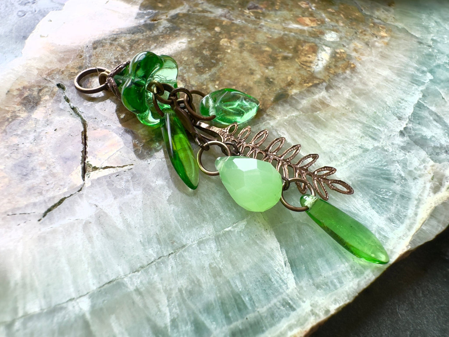 The Whispering Leaf - Vintage Drop Pendant Kit - Vintaj Idaho Design - 11/5/2025 - Vintaj Live Shop ID