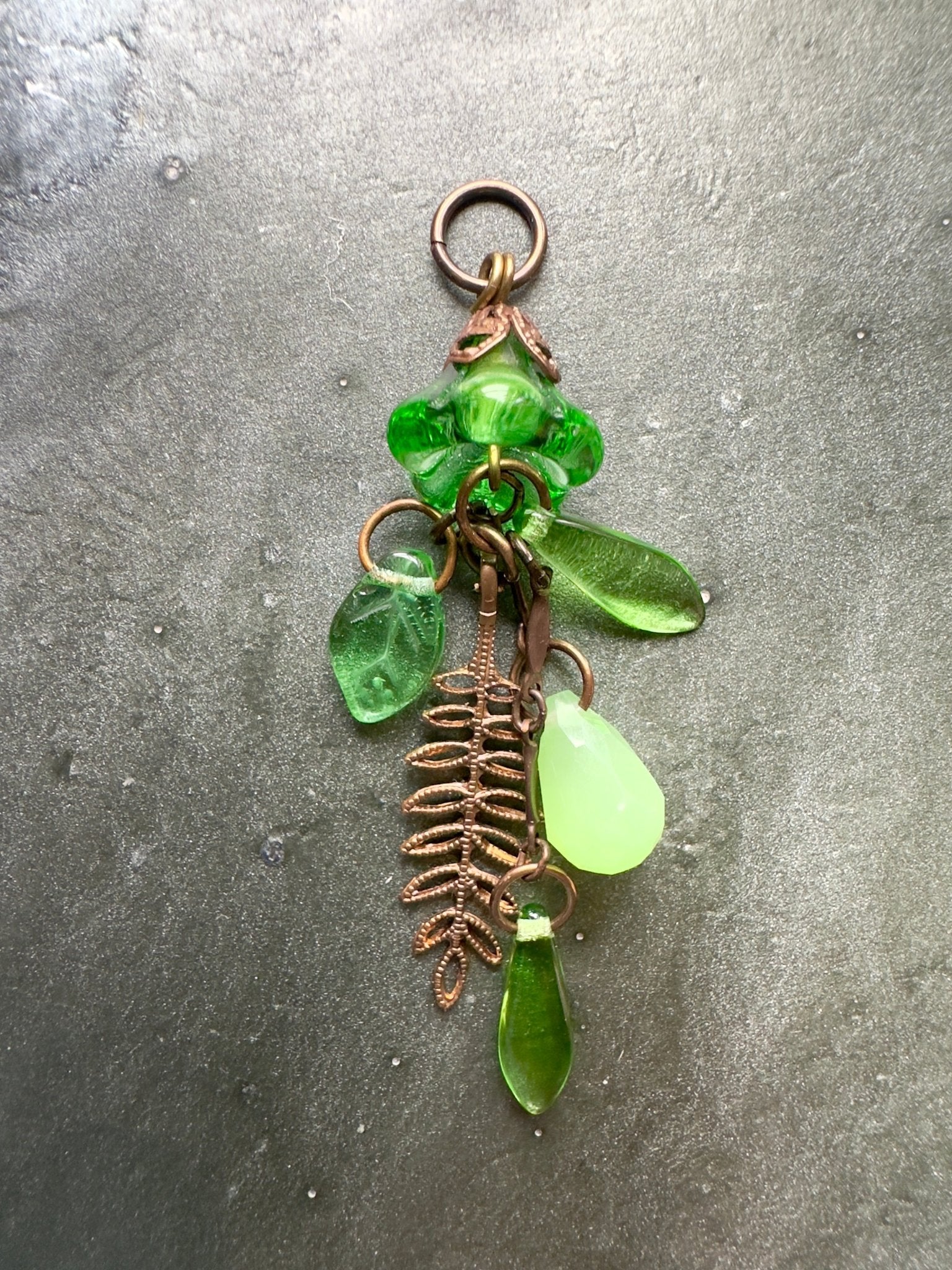 The Whispering Leaf - Vintage Drop Pendant Kit - Vintaj Idaho Design - 11/5/2025 - Vintaj Live Shop ID