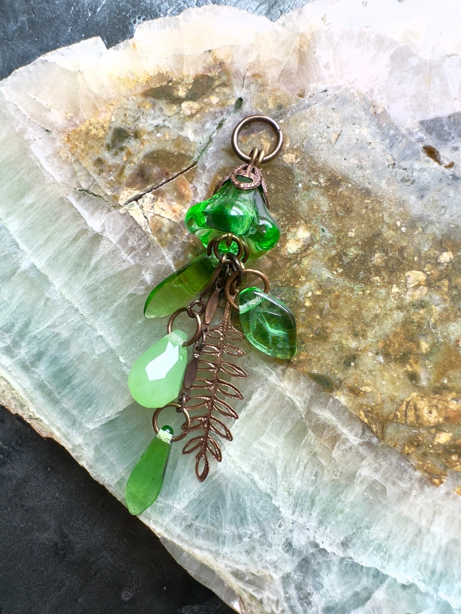 The Whispering Leaf - Vintage Drop Pendant Kit - Vintaj Idaho Design - 11/5/2025 - Vintaj Live Shop ID