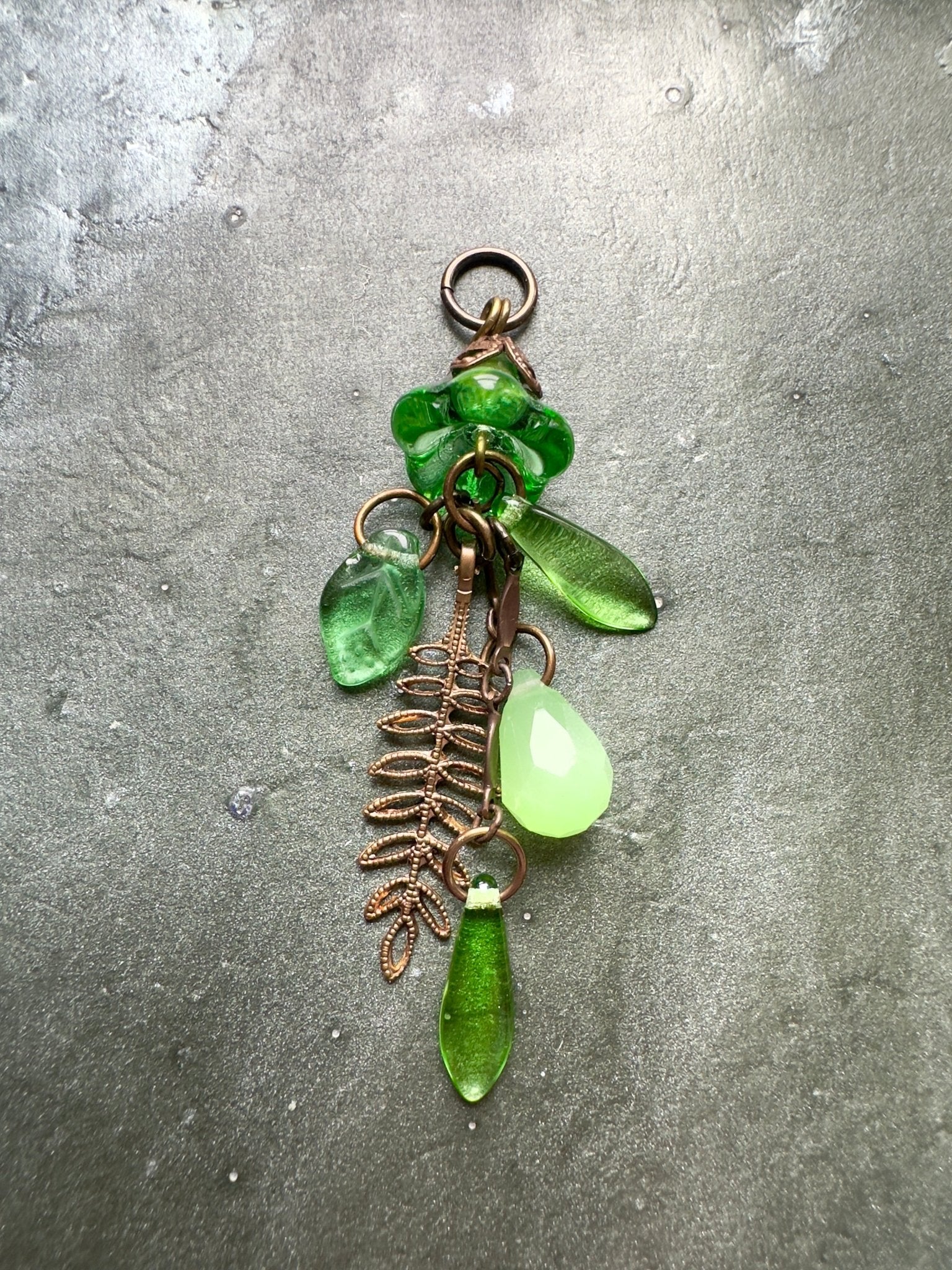 The Whispering Leaf - Vintage Drop Pendant Kit - Vintaj Idaho Design - 11/5/2025 - Vintaj Live Shop ID