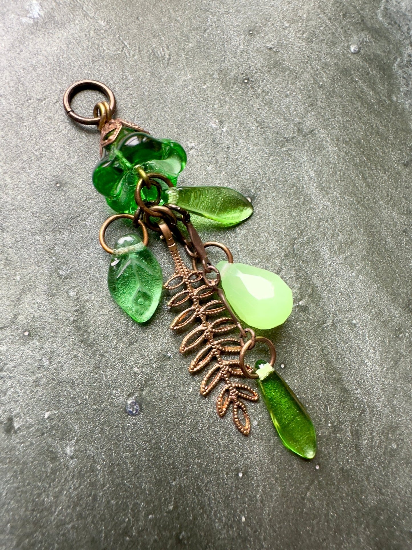 The Whispering Leaf - Vintage Drop Pendant Kit - Vintaj Idaho Design - 11/5/2025 - Vintaj Live Shop ID