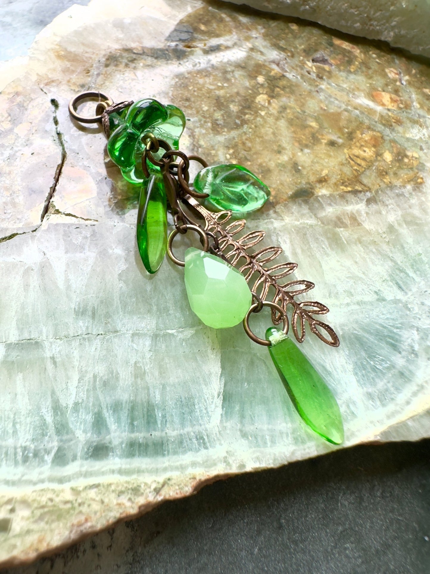 The Whispering Leaf - Vintage Drop Pendant Kit - Vintaj Idaho Design - 11/5/2025 - Vintaj Live Shop ID