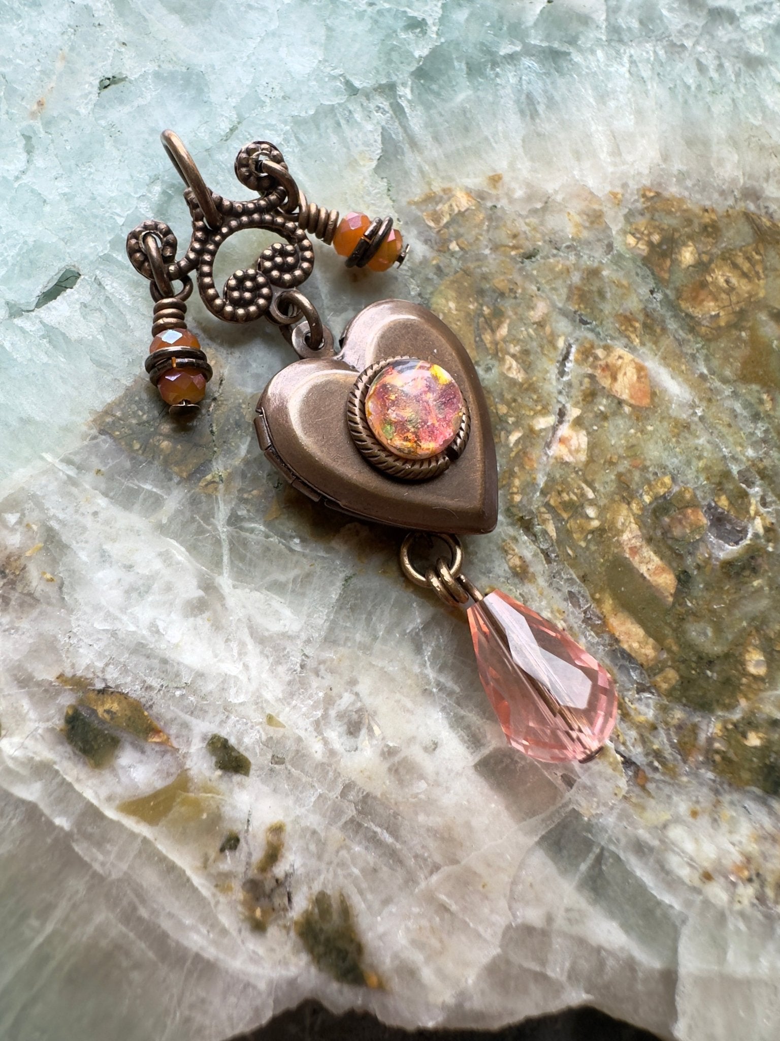 Thorn Maiden’s Heart - Vintage Drop Pendant Kit - Vintaj Idaho Design - 11/5/2025 - Vintaj Live Shop ID