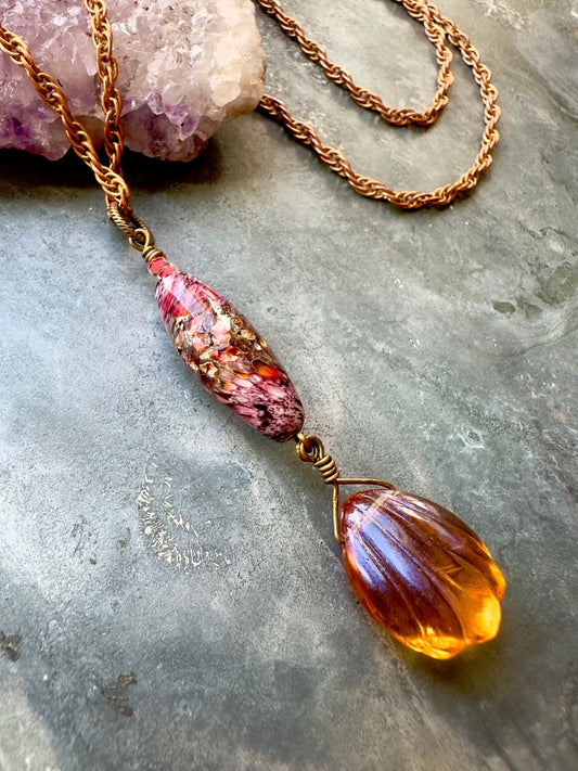 Venetian Ember - Necklace Kit - Vintaj Idaho Design - 9/3/2025 - Vintaj Live Shop ID