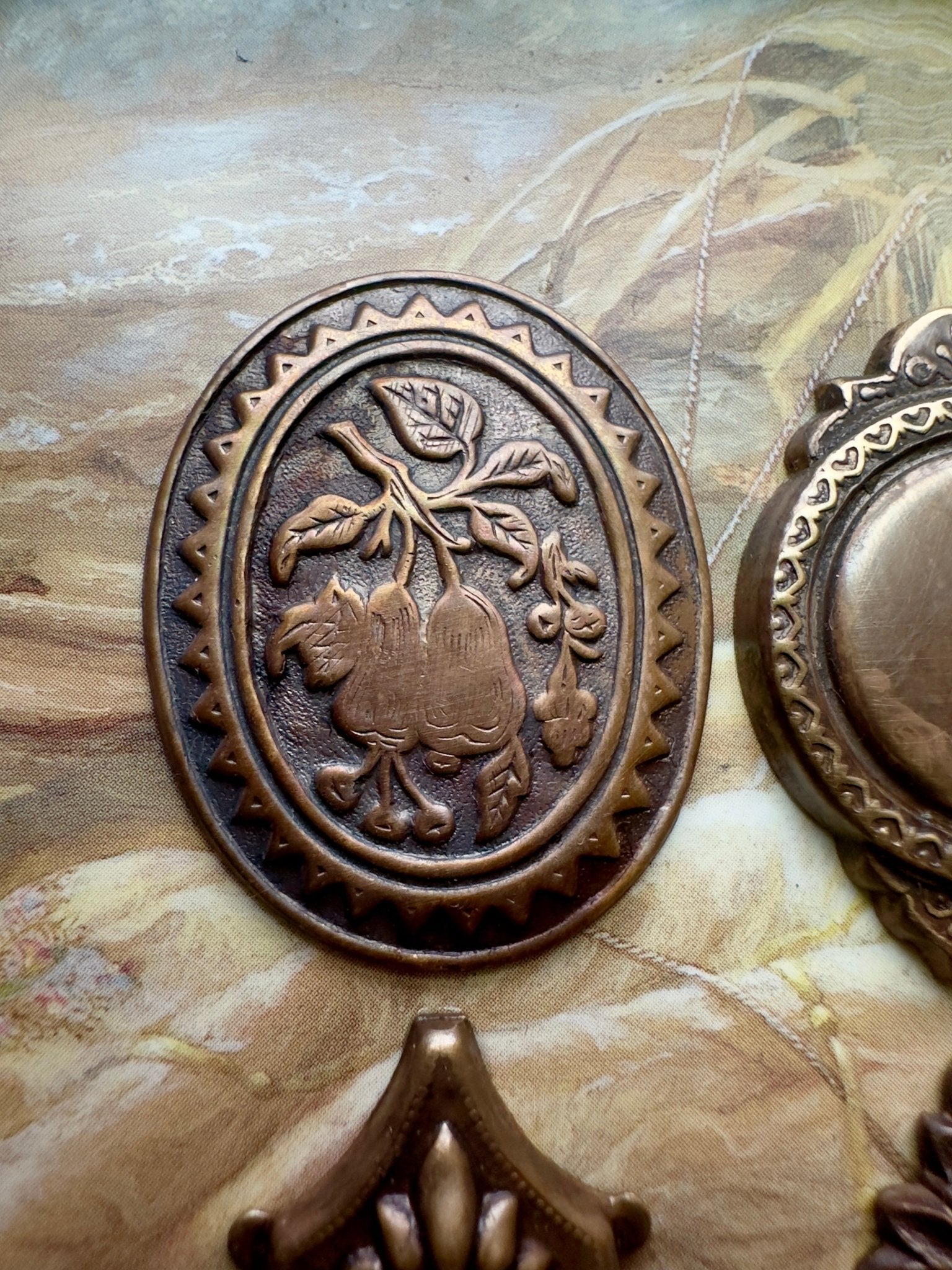 Vintage Pendants & Focals 7 Pc Lot 002 - Vintaj Idaho - 12/5/2025 - Vintaj Live Shop ID