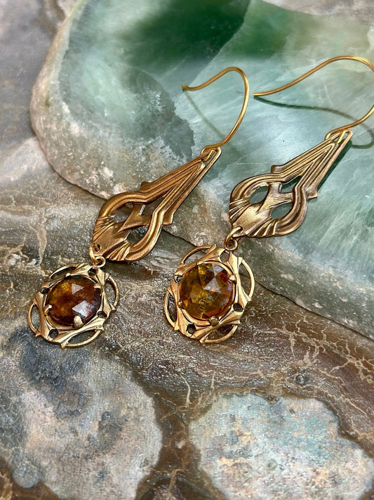 White Lotus - Amber Vine Earrings Kit - Vintaj Design - 4/30/2025 - Vintaj Live Shop ID