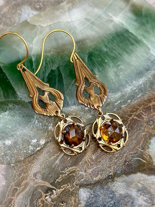 White Lotus - Amber Vine Earrings Kit - Vintaj Design - 4/30/2025 - Vintaj Live Shop ID