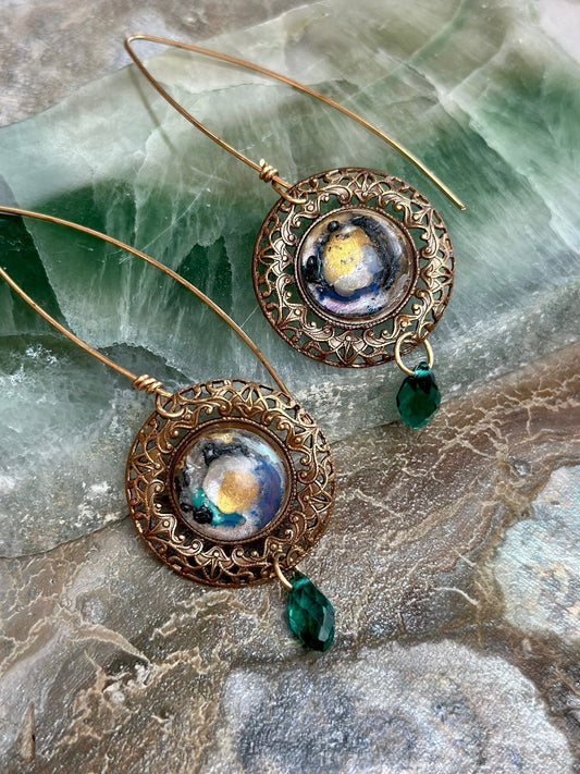 White Lotus - Mist Lily Earrings Kit - Vintaj Design - 4/30/2025 - Vintaj Live Shop ID