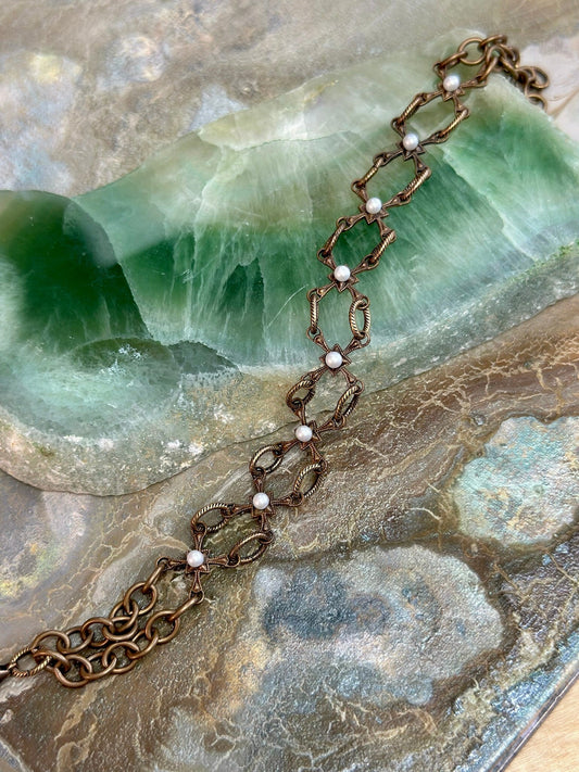 White Lotus - Moonlace Bracelet Kit - Vintaj Design - 4/30/2025 - Vintaj Live Shop ID