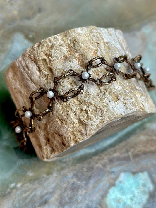 White Lotus - Moonlace Bracelet Kit - Vintaj Design - 4/30/2025 - Vintaj Live Shop ID