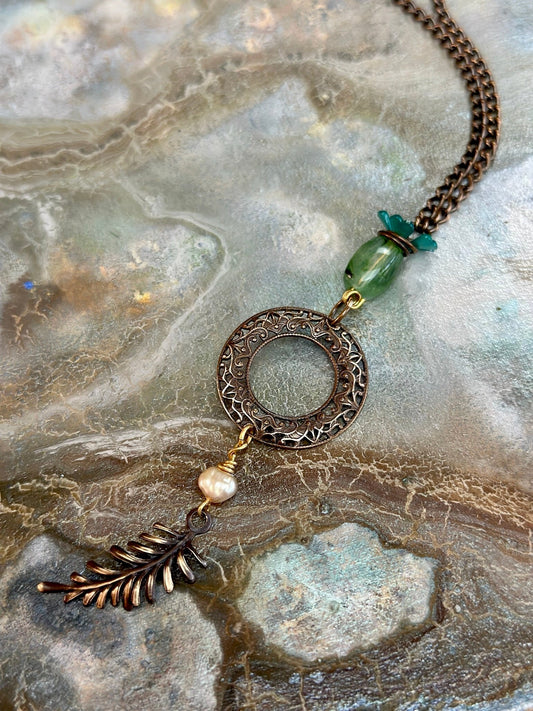 White Lotus - River Pearl Necklace Kit - Vintaj Design - 4/30/2025 - Vintaj Live Shop ID