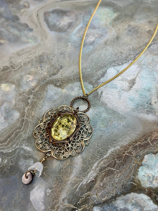 White Lotus - Sunshade Necklace Kit - Vintaj Design - 4/30/2025 - Vintaj Live Shop ID