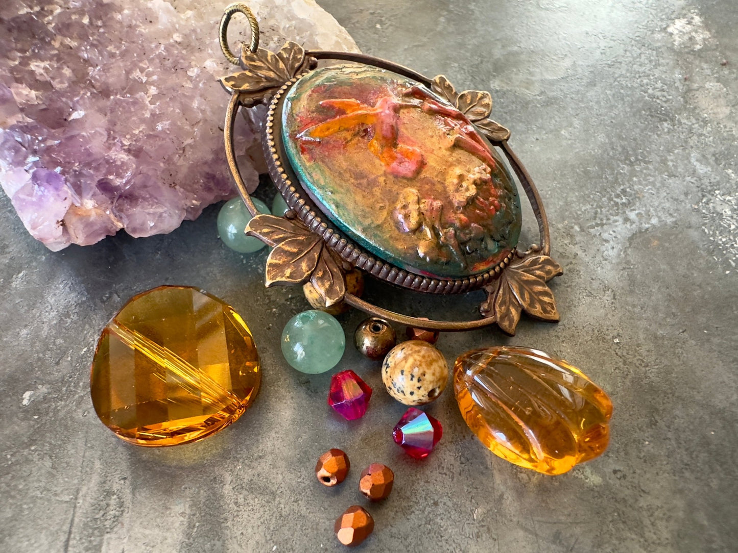 Wildwood Dancer - Finished Artisan Pendant Inspo Pack Idaho Vintaj Design - 8/23/2025 - Vintaj Live Shop ID