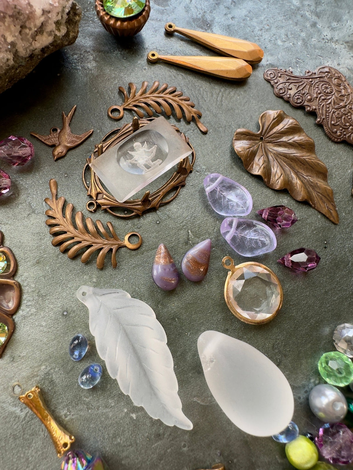 Vi Intaj Woodland Spring - 2 For 1 Deluxe Vintaj Collection + Vintage Bead Mix ...